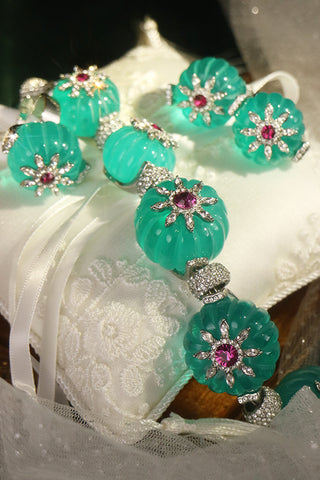 Cinderella's Carriage  - Earing, Necklace and Ring Set