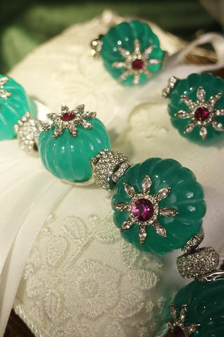 Cinderella's Carriage  - Earing, Necklace and Ring Set