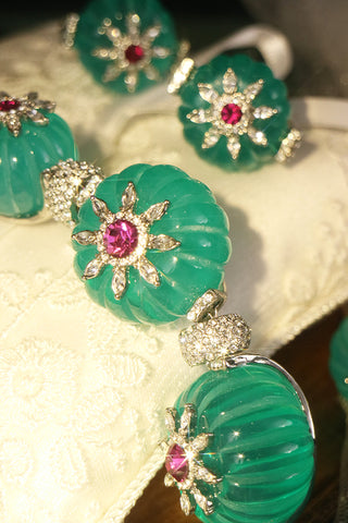 Cinderella's Carriage  - Earing, Necklace and Ring Set