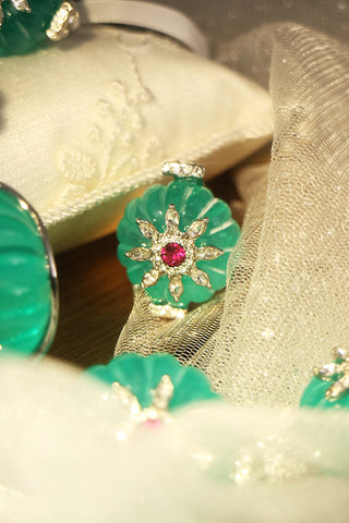 Cinderella's Carriage  - Earing, Necklace and Ring Set