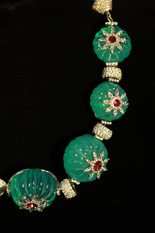Cinderella's Carriage  - Earing, Necklace and Ring Set