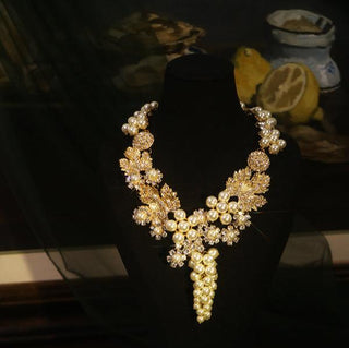 Grape of Eden - Necklace and Brooch Set