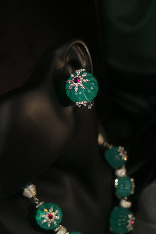 Cinderella's Carriage  - Earing, Necklace and Ring Set