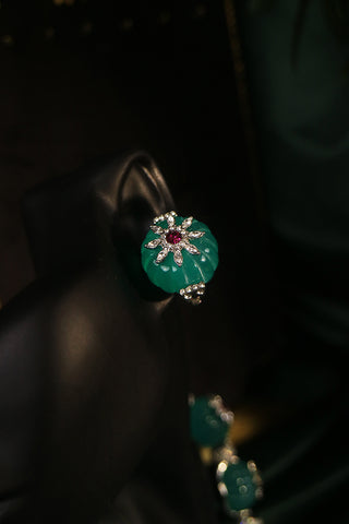 Cinderella's Carriage  - Earing, Necklace and Ring Set