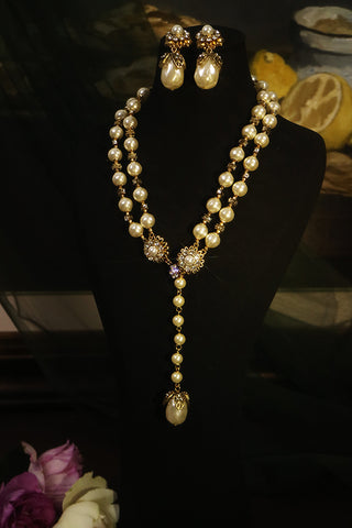 Plunging Pluto - Earing and Necklace Set