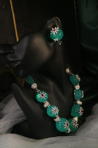 Cinderella's Carriage  - Earing, Necklace and Ring Set